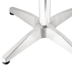 Bolero table bistrot 600x600 mm frêne, 1 pied