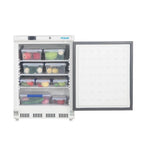 Réfrigérateur en inox Polar 150L
