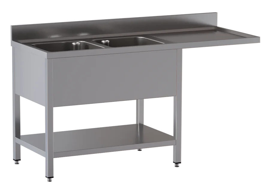 Centre de plonge ECO 18x7 avec 2 bacs à gauche