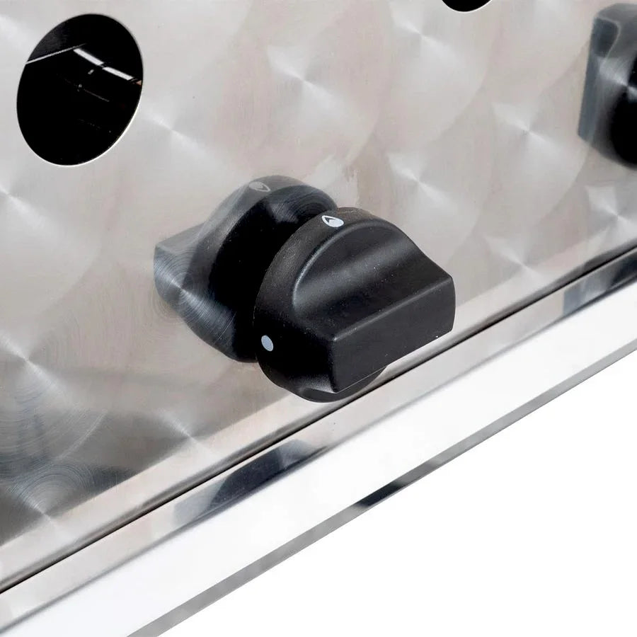 Bouton rotatif pour grill à gaz avec 3 brûleurs TBG3-T