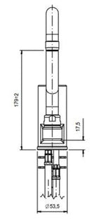 Mitigeur monotrou professionnel 200