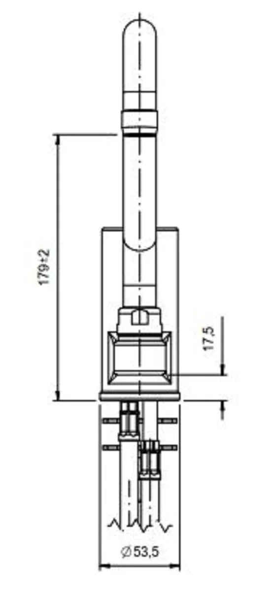 Mitigeur monotrou professionnel 200