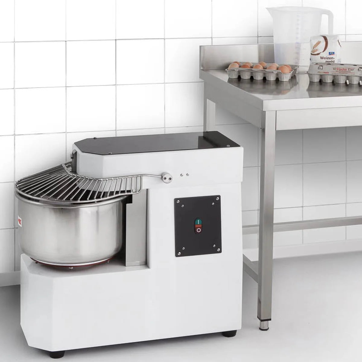 Pétrin à spirale ECO 20 L 230 V - tête fixe