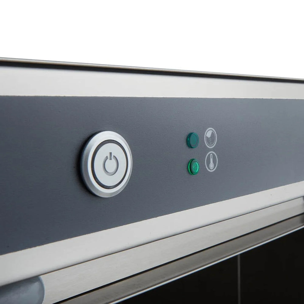 Lave-vaisselle ECO panier 50x50 cm, avec doseur de détergent & de liquide de rinçage, avec pompe de vidange & adoucisseur, Made in Europe, 400 Volt