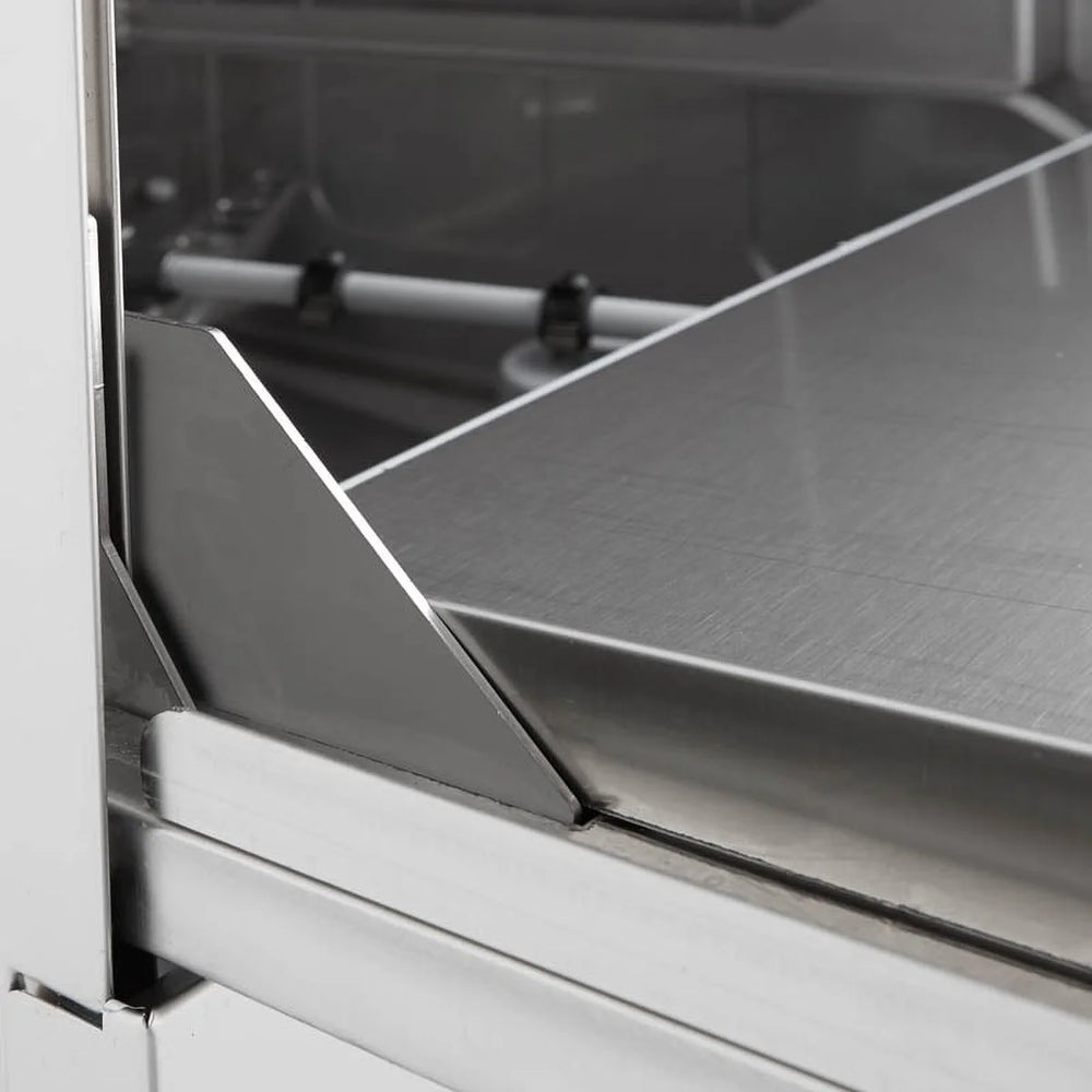 Lave-vaisselle ECO panier 50x50 cm, avec doseur de détergent & de liquide de rinçage, avec pompe de vidange & adoucisseur, Made in Europe, 400 Volt