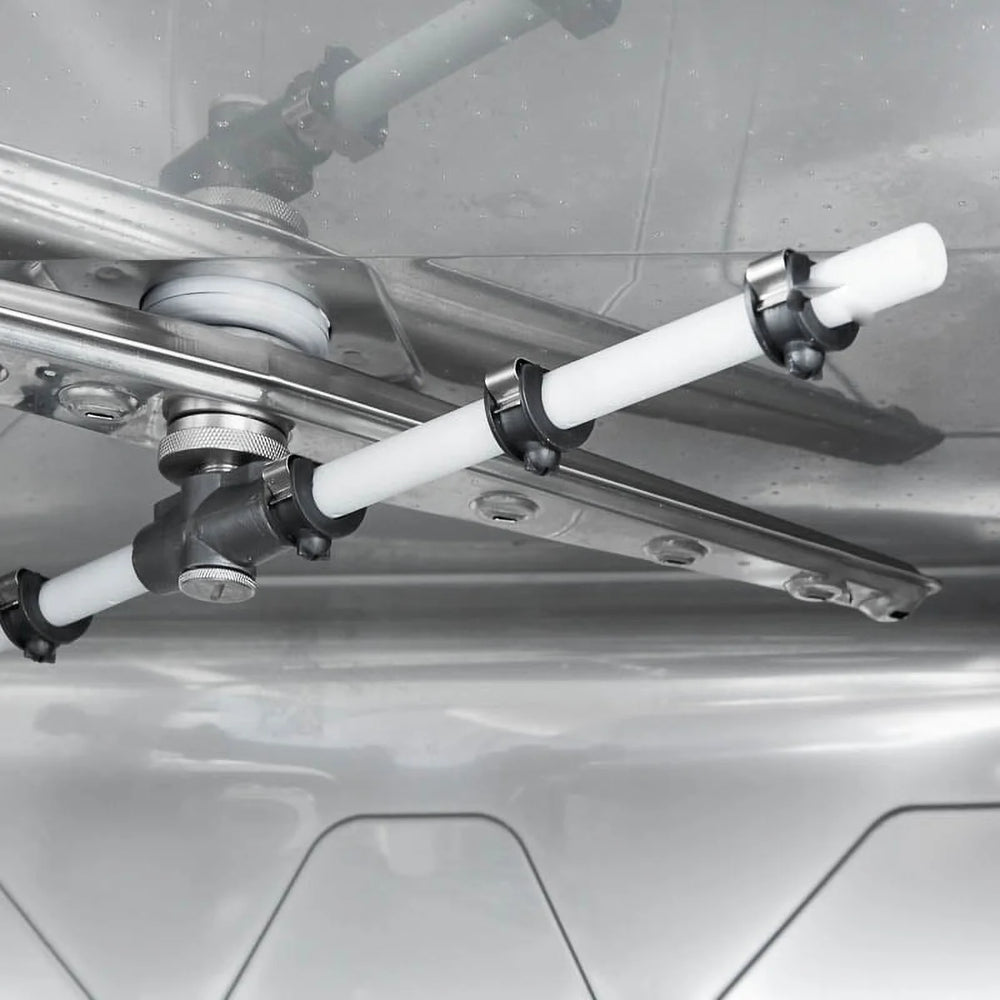 Lave-vaisselle ECO panier 50x50 cm, avec doseur de détergent & de liquide de rinçage, avec pompe de vidange & adoucisseur, Made in Europe, 400 Volt