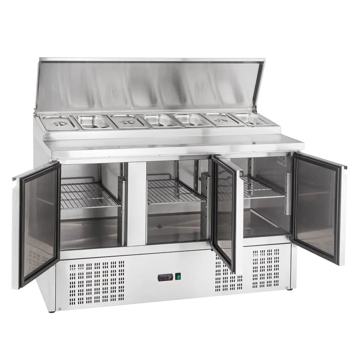 Station réfrigérée de préparation ECO 1365 pour 7 bacs GN 1/3