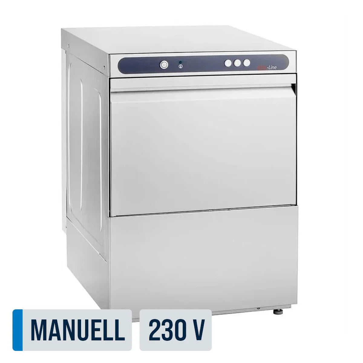 Lave-vaisselle ECO 50x50 cm (dimensions du panier), avec doseur de détergent & doseur de liquide de rinçage, avec pompe de vidange, Made in Europe, 230 Volt