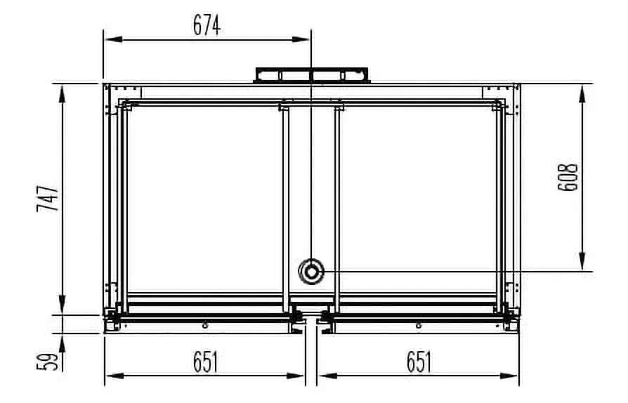 Armoire de congélation Profi 1400 GN 2/1 Superior - avec 2 portes
