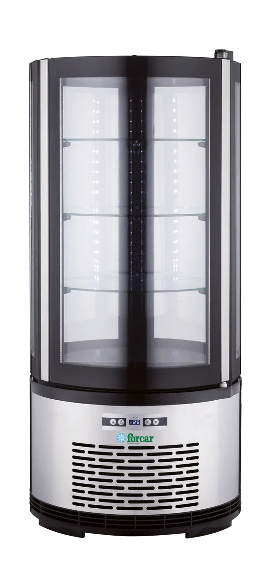 Vitrine réfrigérée à pâtisseries FORCAR ARC100B 100 litres, éclairage LED
