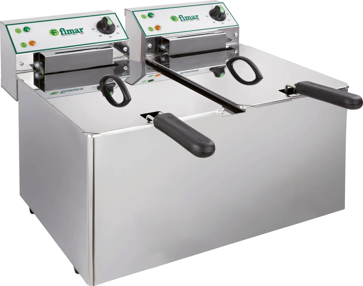 FIMAR friteuse double FR88N - 2 × 8 L