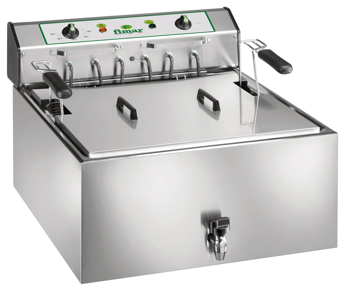 FIMAR Friteuse professionnelle SF25P - 25 L inox (400 V)