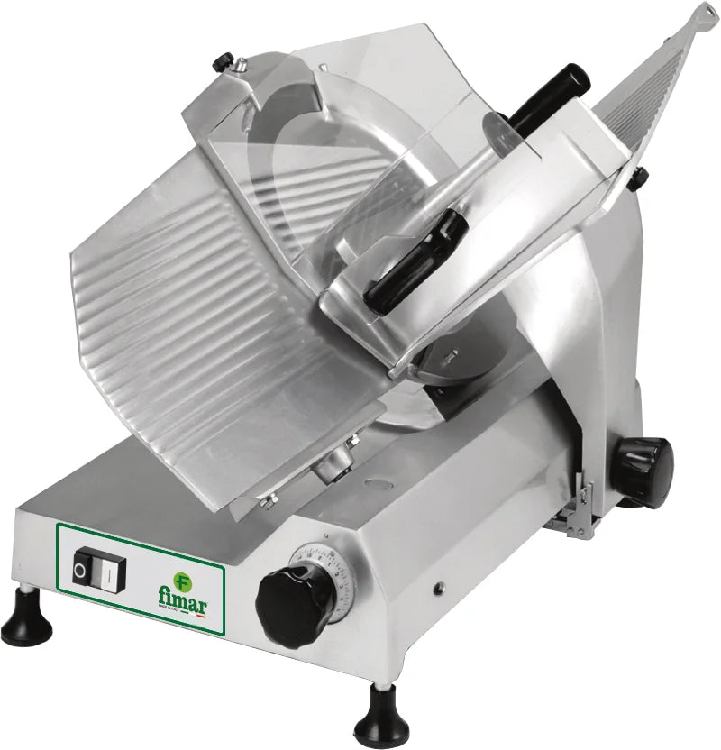 FIMAR Trancheuse inclinée H370 mm, pour charcuterie froide, fromage & viande