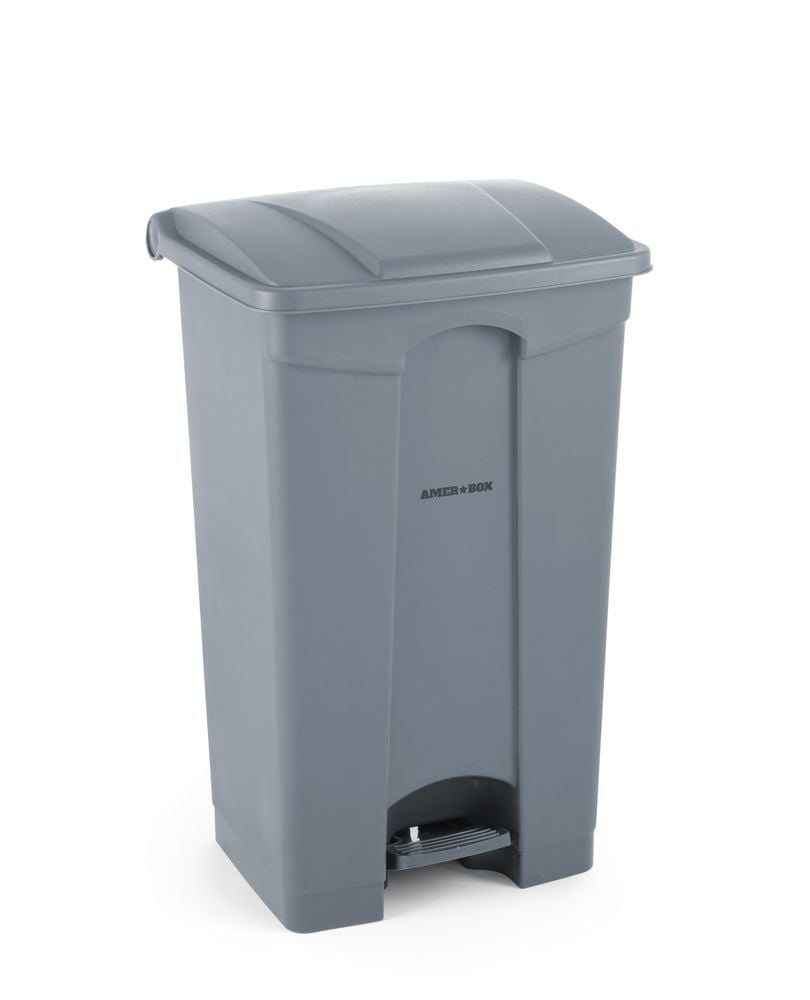 Poubelle à pédale, AmerBox, 68L, 490x410x(H)660mm