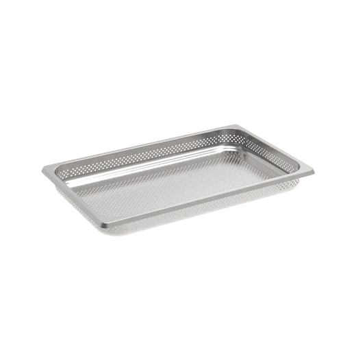 Bac GN Rieber en acier inox GN 1/1 54 mm perforé - 7 L