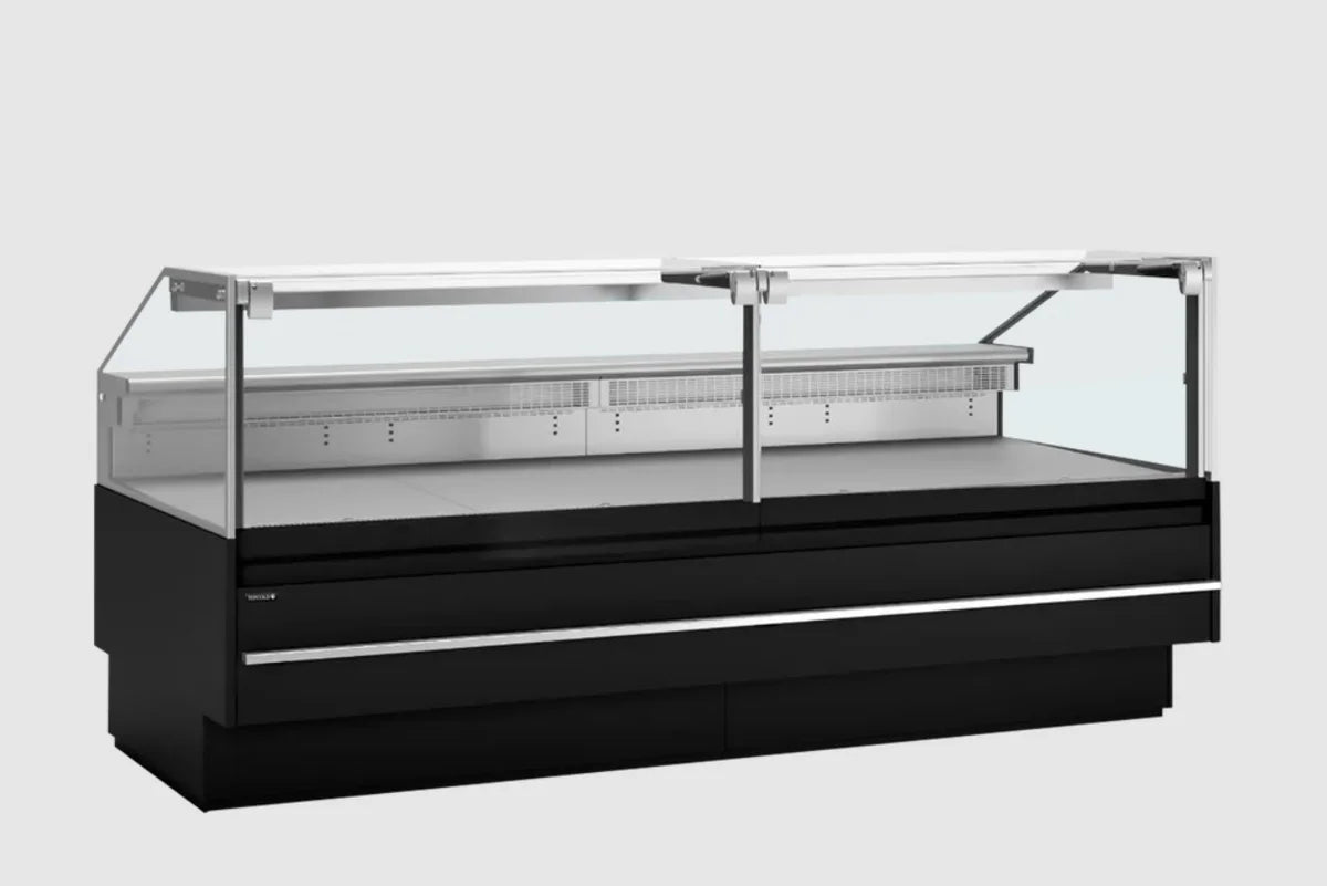 Tefcold comptoir réfrigéré de service SOCA25090B 2548 mm, LED, noir