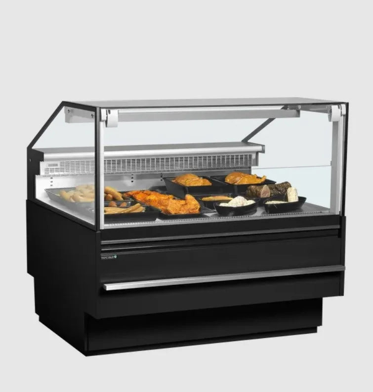 Tefcold comptoir réfrigéré de service SOCA12590B 1298 mm, LED, noir