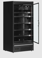 Tefcold Vitrine murale réfrigérée de supermarché Multideck MDCA937HB noire, 1017 mm
