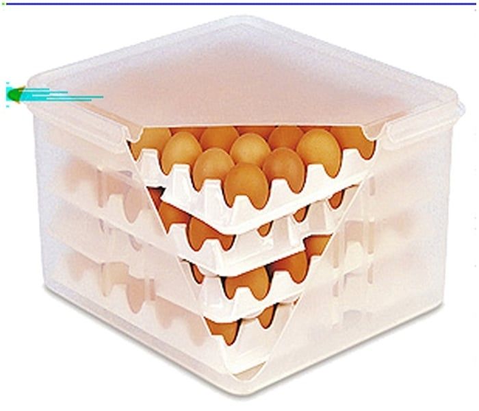 boîte à oeufs 2/3, 8 compartiments