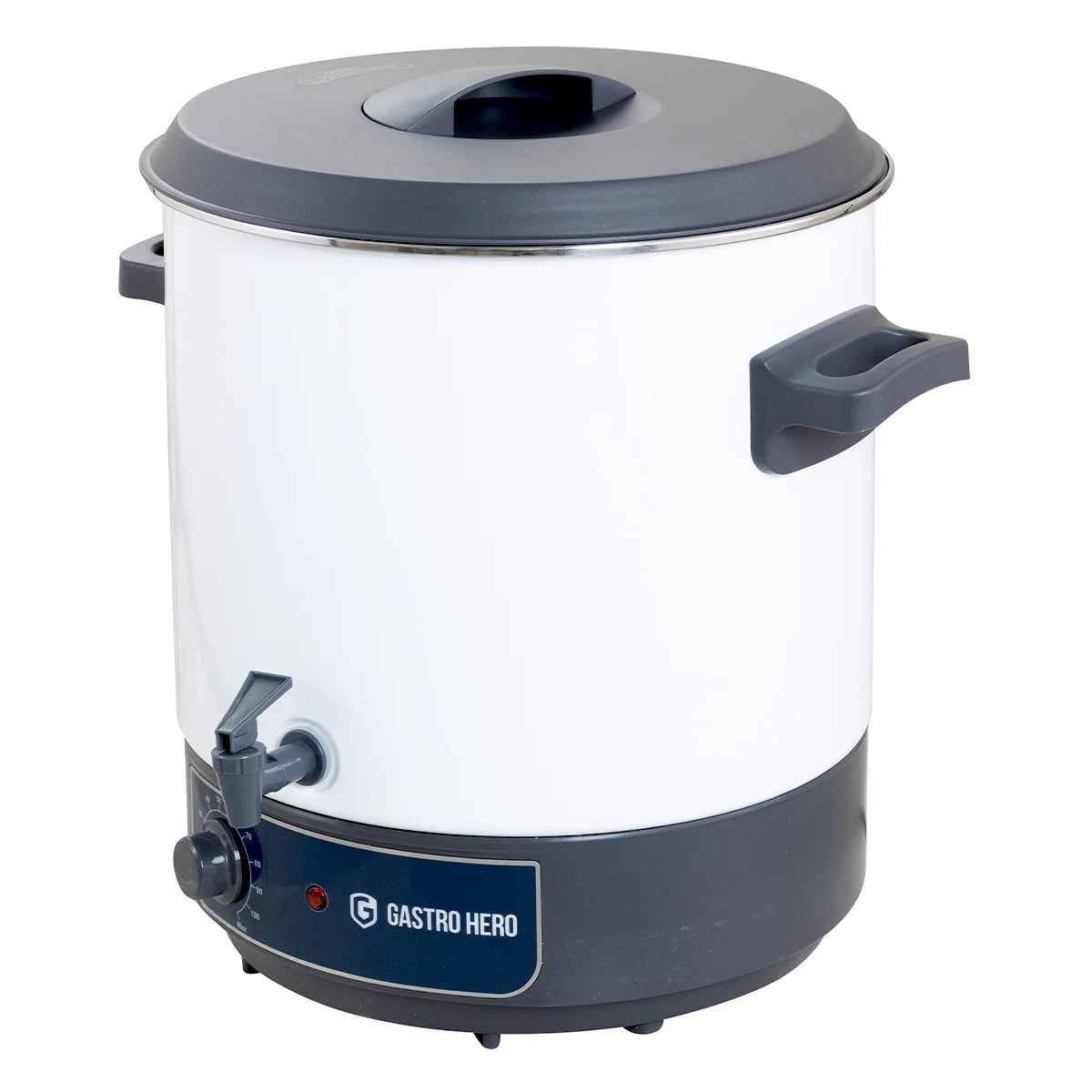 Marmite à vin chaud / marmite de stérilisation ECO 23 litres, 1800 W, avec robinet