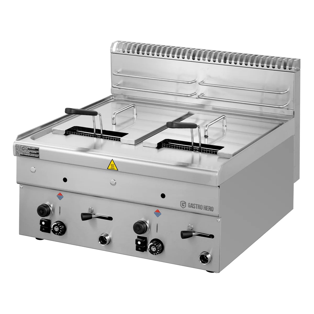 Friteuse à gaz Série 600 - 60/60 - 8+8 Litres - appareil de table - 14,8 kW