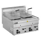 Friteuse à gaz Série 600 - 60/60 - 8+8 Litres - appareil de table - 14,8 kW
