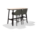 Table de bar barths Belfort 160 x 80 cm - anthracite