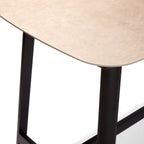 Table de bar barths Belfort 160 x 80 cm - anthracite