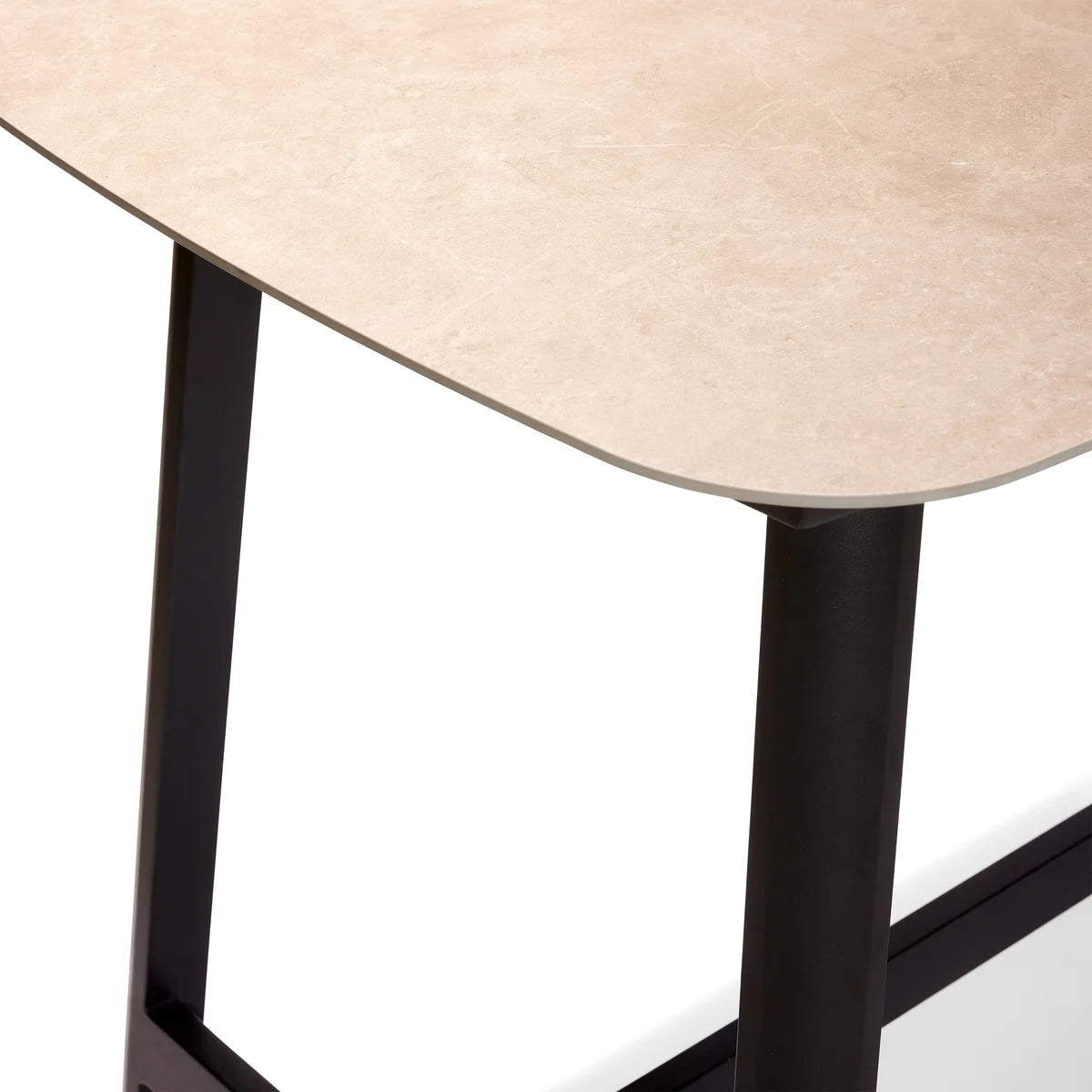Table de bar barths Belfort 160 x 80 cm - anthracite