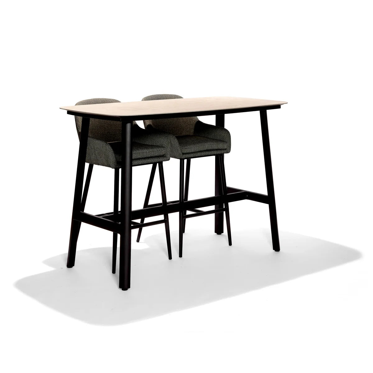 Table de bar barths Belfort 160 x 80 cm - anthracite