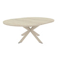 Table de restauration extensible barths Fellow 145/200 x 145 cm - Sable