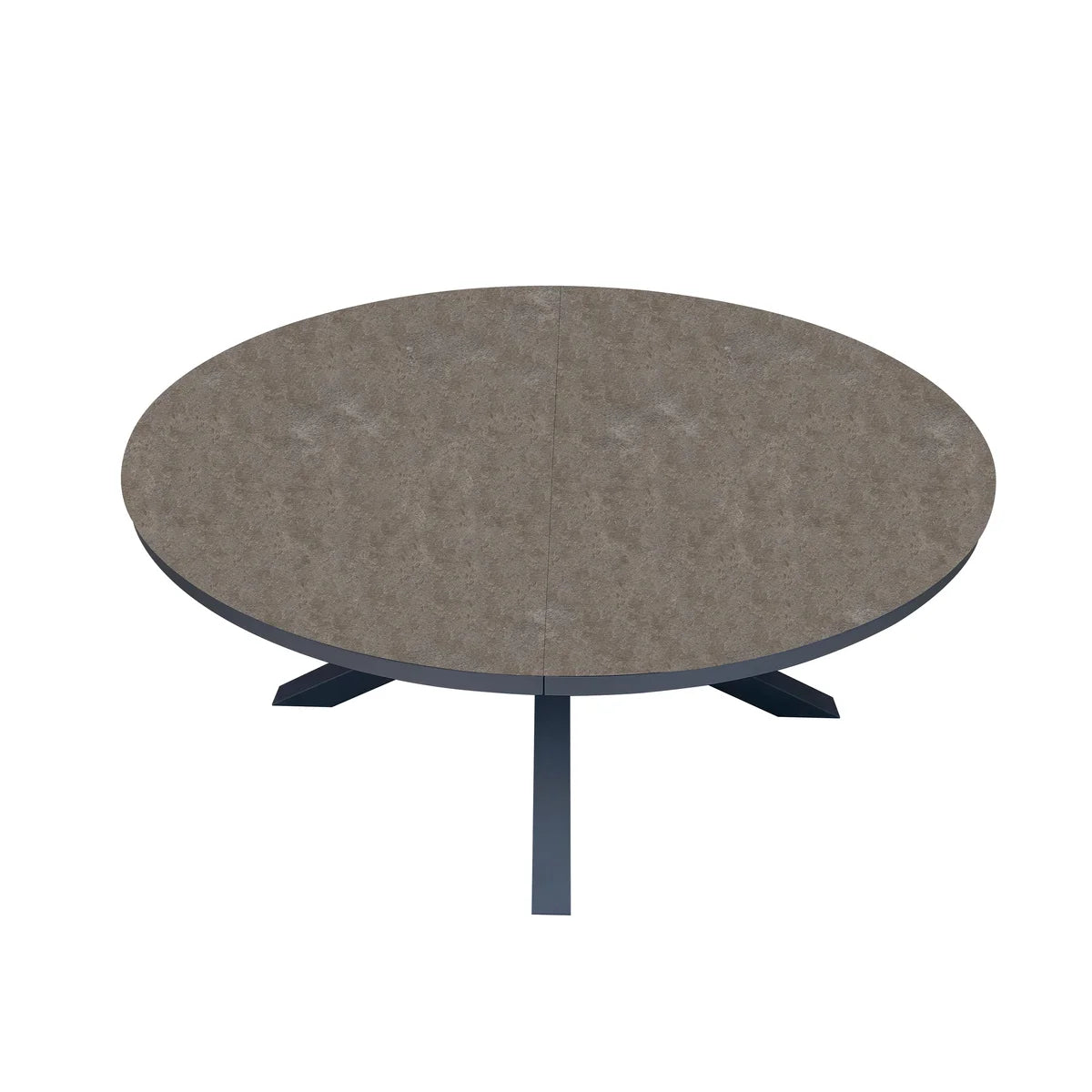 Table de restauration extensible barths Fellow 145/200 x 145 cm - Anthracite