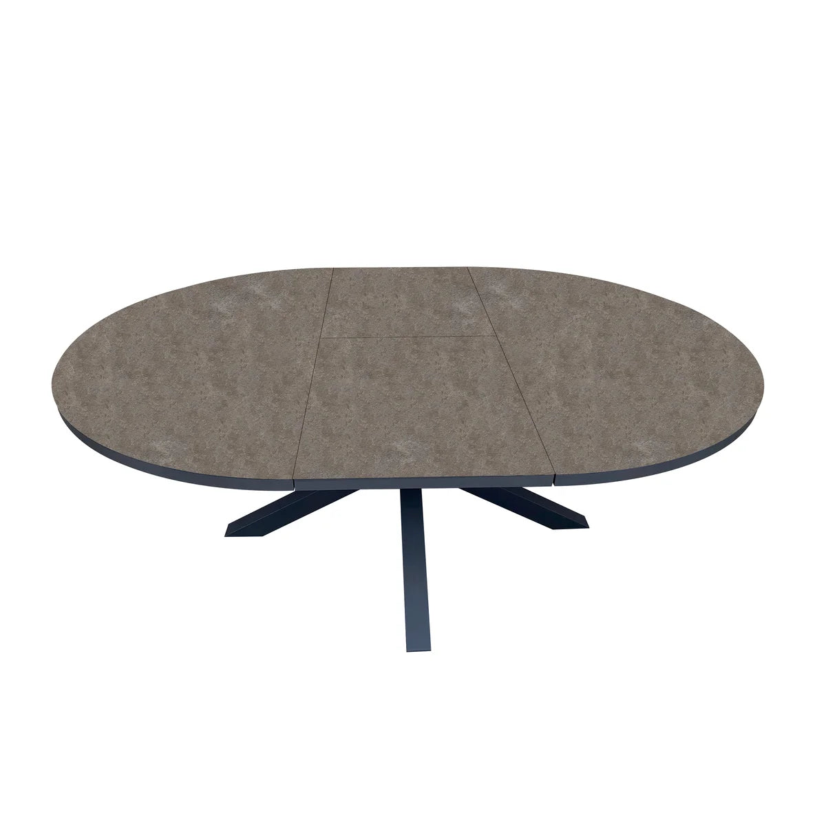 Table de restauration extensible barths Fellow 145/200 x 145 cm - Anthracite