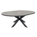 Table de restauration extensible barths Fellow 145/200 x 145 cm - Anthracite