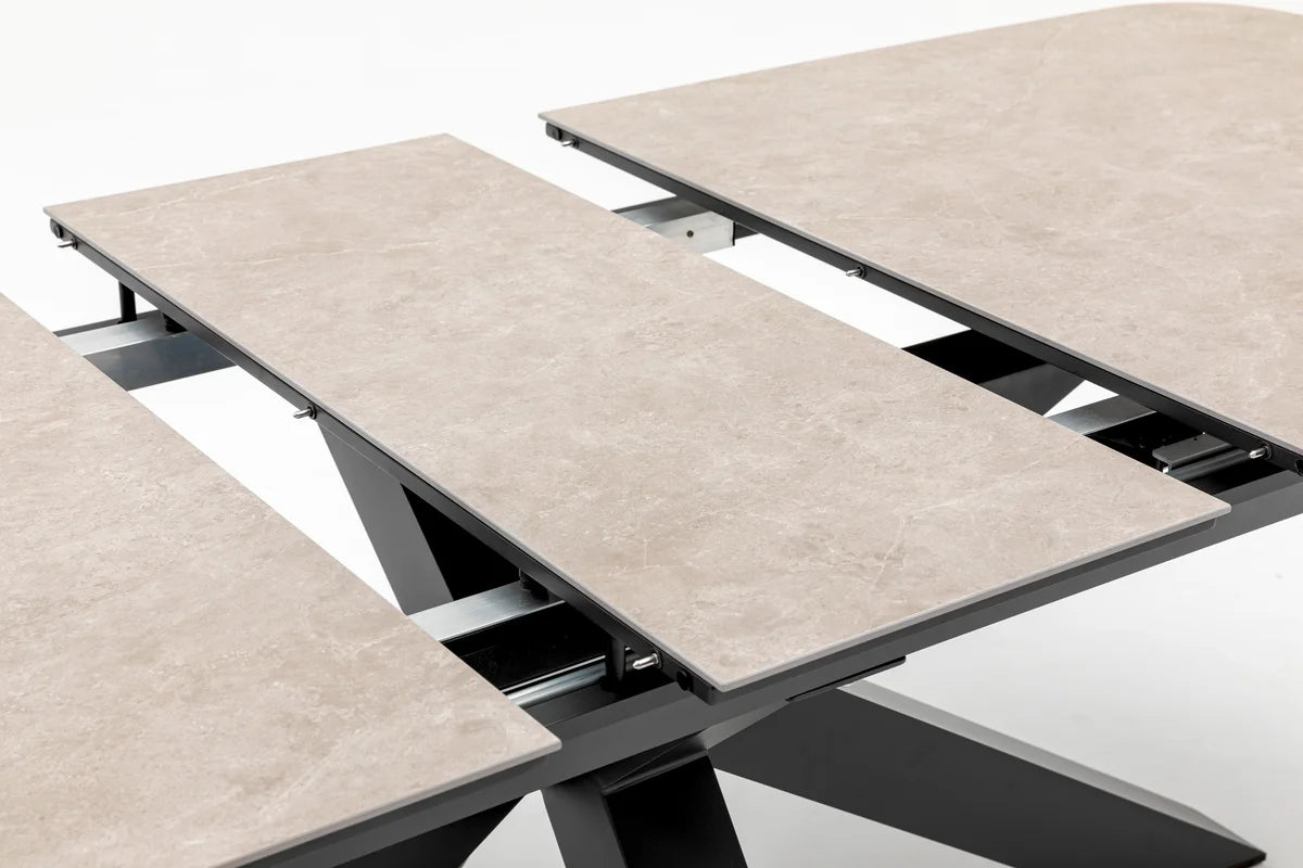 Table de restauration extensible barths Torino 180/220 x 100 cm - Anthracite