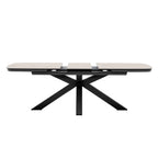 Table de restauration extensible barths Torino 180/220 x 100 cm - Anthracite
