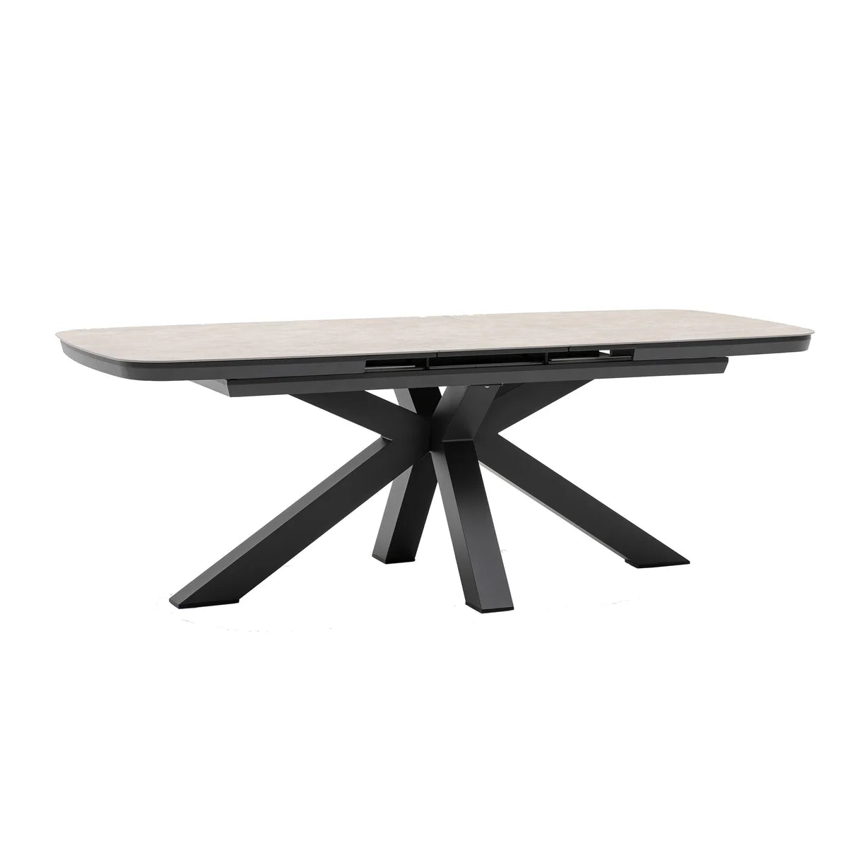 Table de restauration extensible barths Torino 180/220 x 100 cm - Anthracite