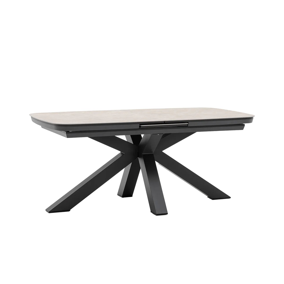Table de restauration extensible barths Torino 180/220 x 100 cm - Anthracite