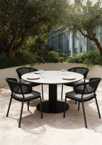 barths Porto - Table repas d’extérieur ronde Ø 150 cm - anthracite