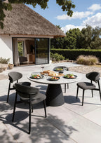 barths Cuba - Table de salle à manger ronde Ø 140 cm - anthracite