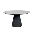 barths Cuba - Table de salle à manger ronde Ø 140 cm - anthracite