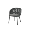 Fauteuil de salle à manger barths Porto - Anthracite