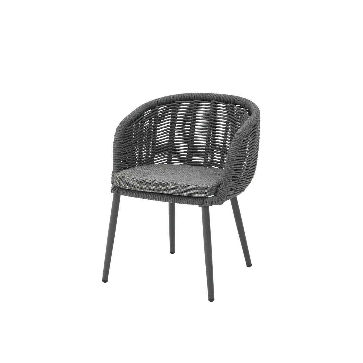 Fauteuil de salle à manger barths Porto - Anthracite