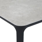 Table de repas rectangulaire barths Belfort 210 x 90 cm - anthracite