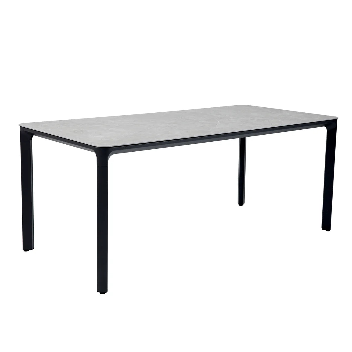Table de repas rectangulaire barths Belfort 140 x 90 cm - anthracite