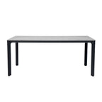 Table de repas rectangulaire barths Belfort 210 x 90 cm - anthracite