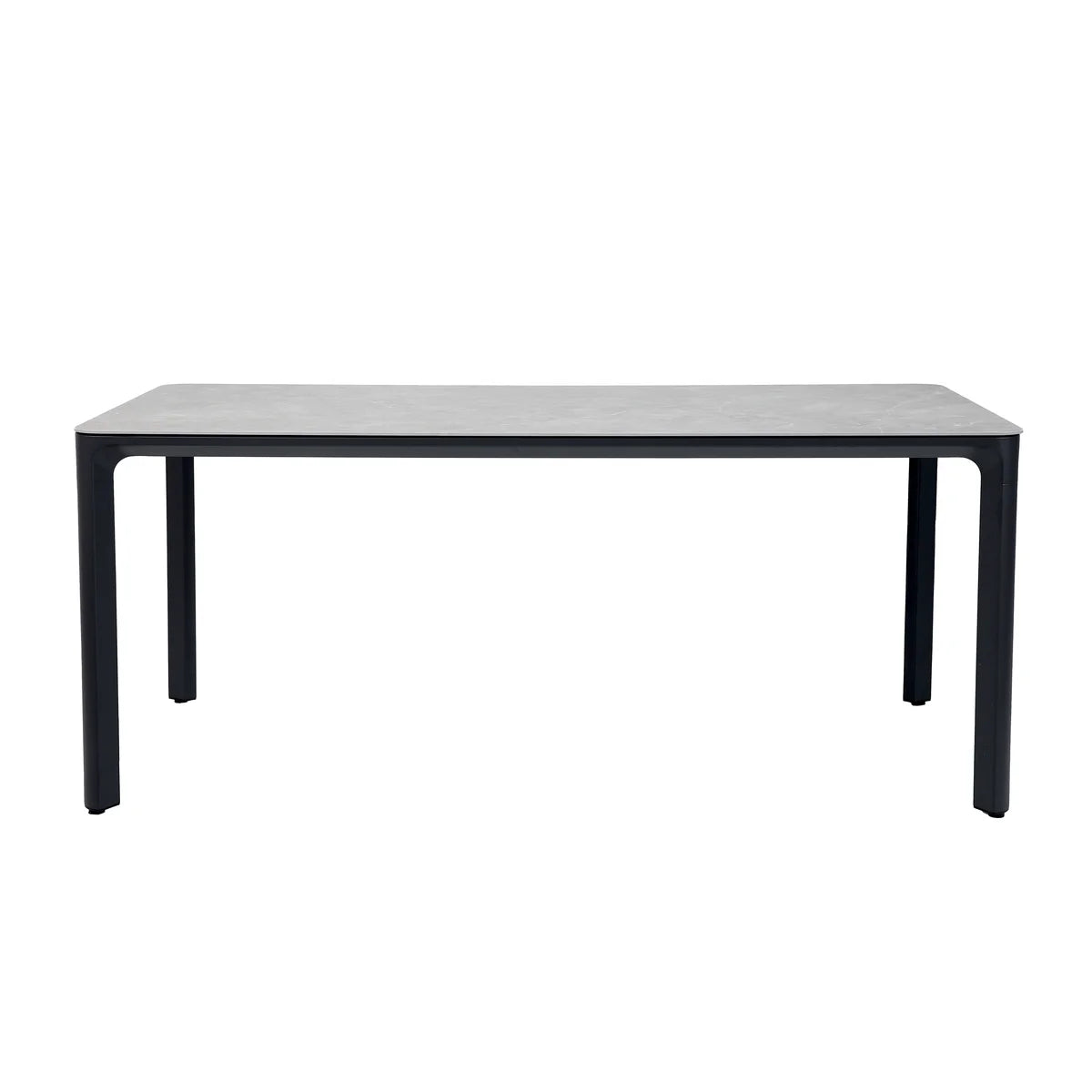 Table de repas rectangulaire barths Belfort 140 x 90 cm - anthracite