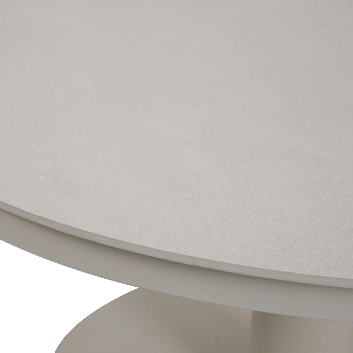 barths Porto - Table repas d’extérieur ronde Ø 150 cm - sable