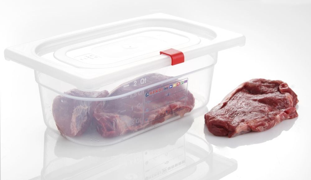 Bacs à pâtons pour pizza 600x400, AmerBox, Kitchen Line, 18L, 600x400x(H)95mm