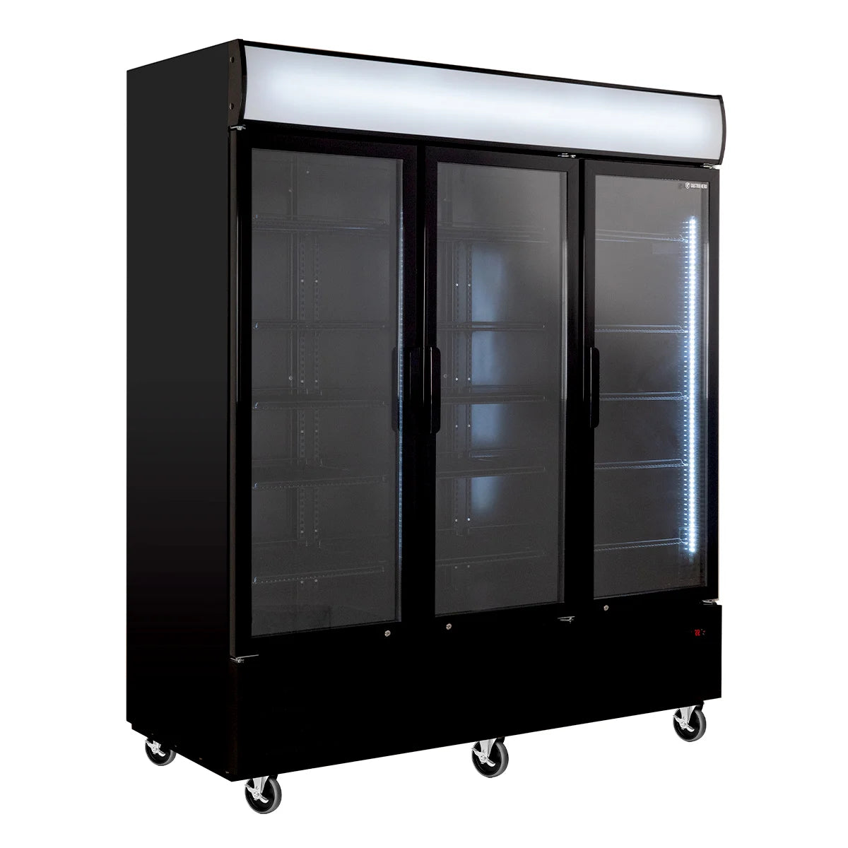 Armoire à boissons ECO 1500 avec portes battantes et fronton lumineux
